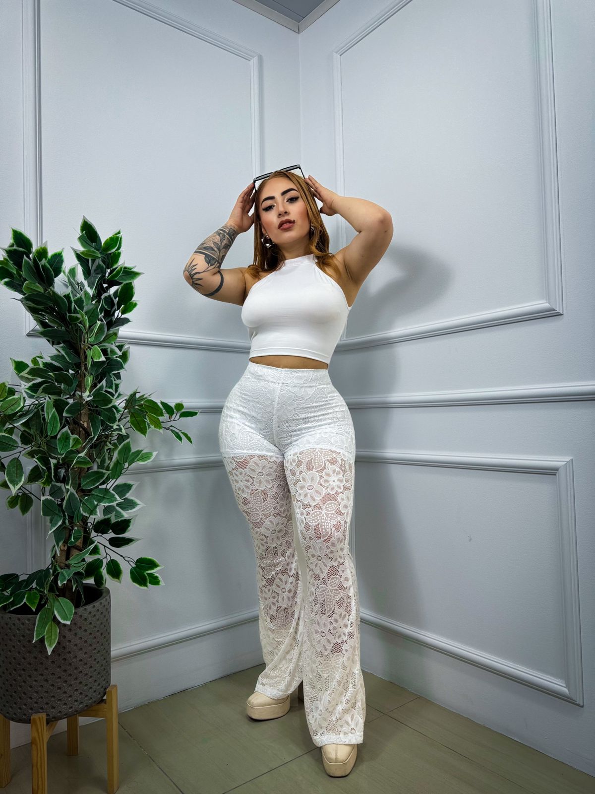 💗 PANTALON AFRODITA + BLUSA
