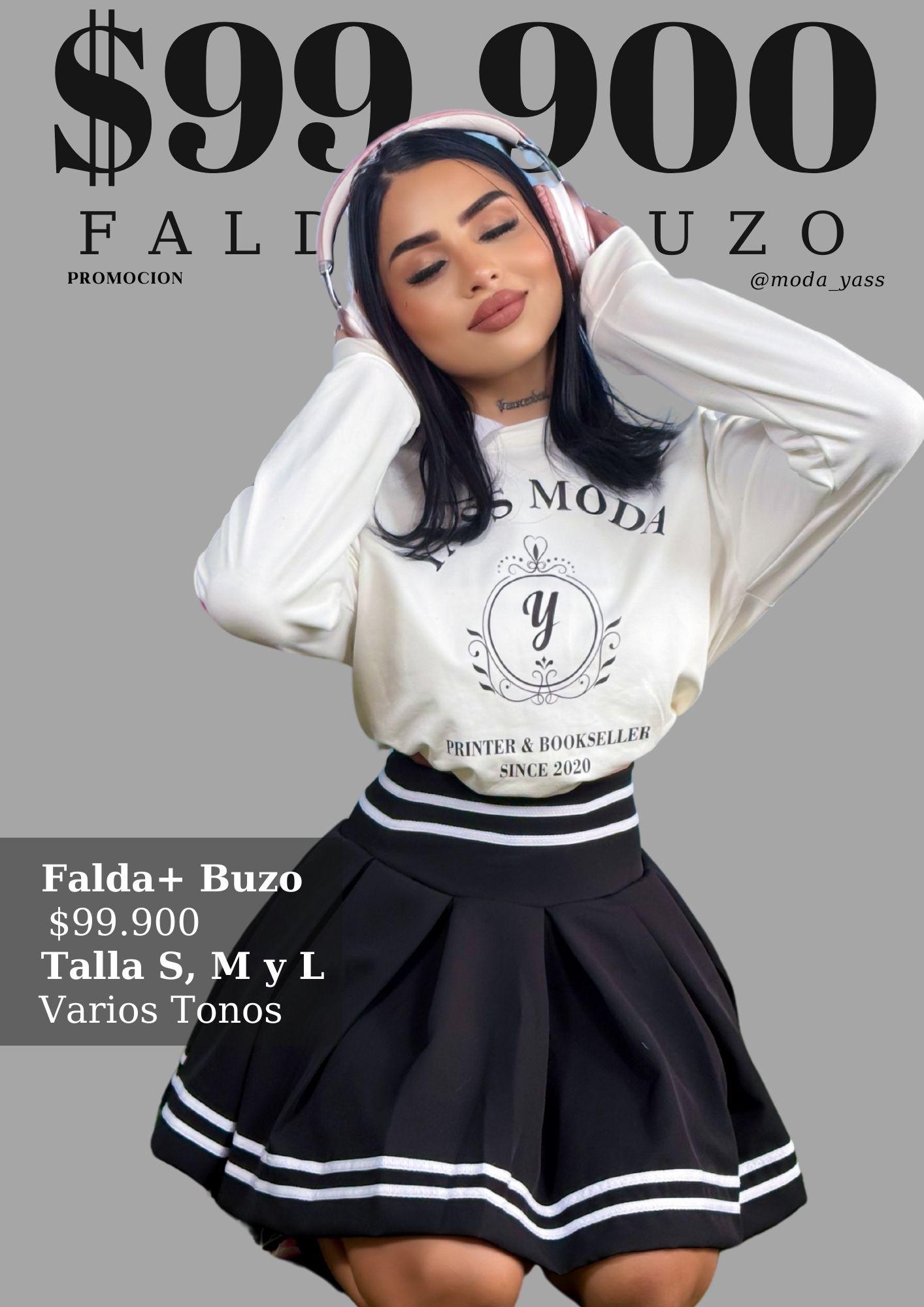 💗FALDA + BUZO