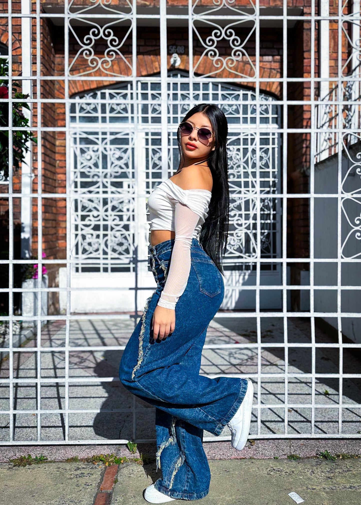 💗JEAN DANNA + BLUSA MALLA