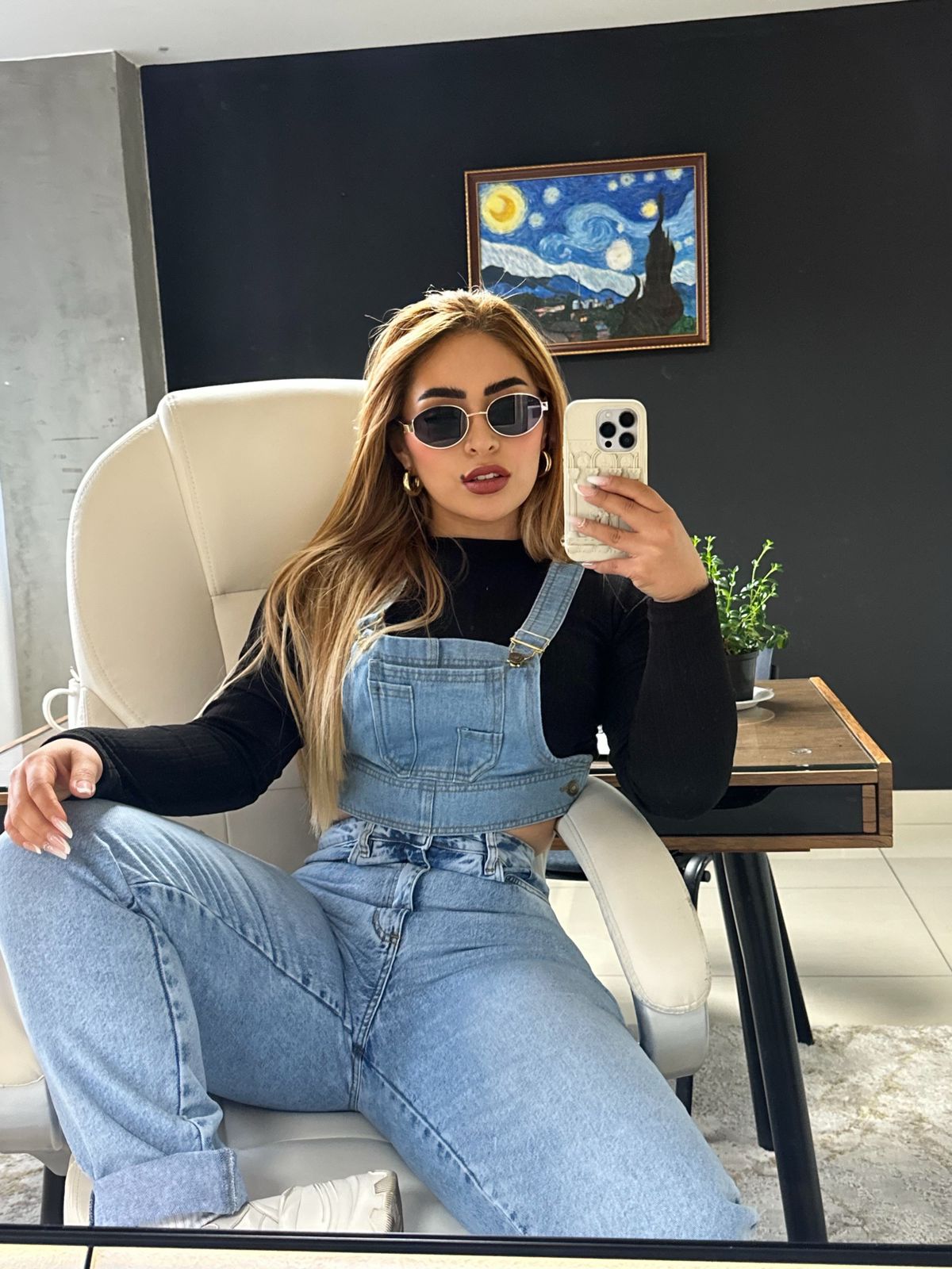 💗 MOM JEAN + BASICA + PETO JEAN