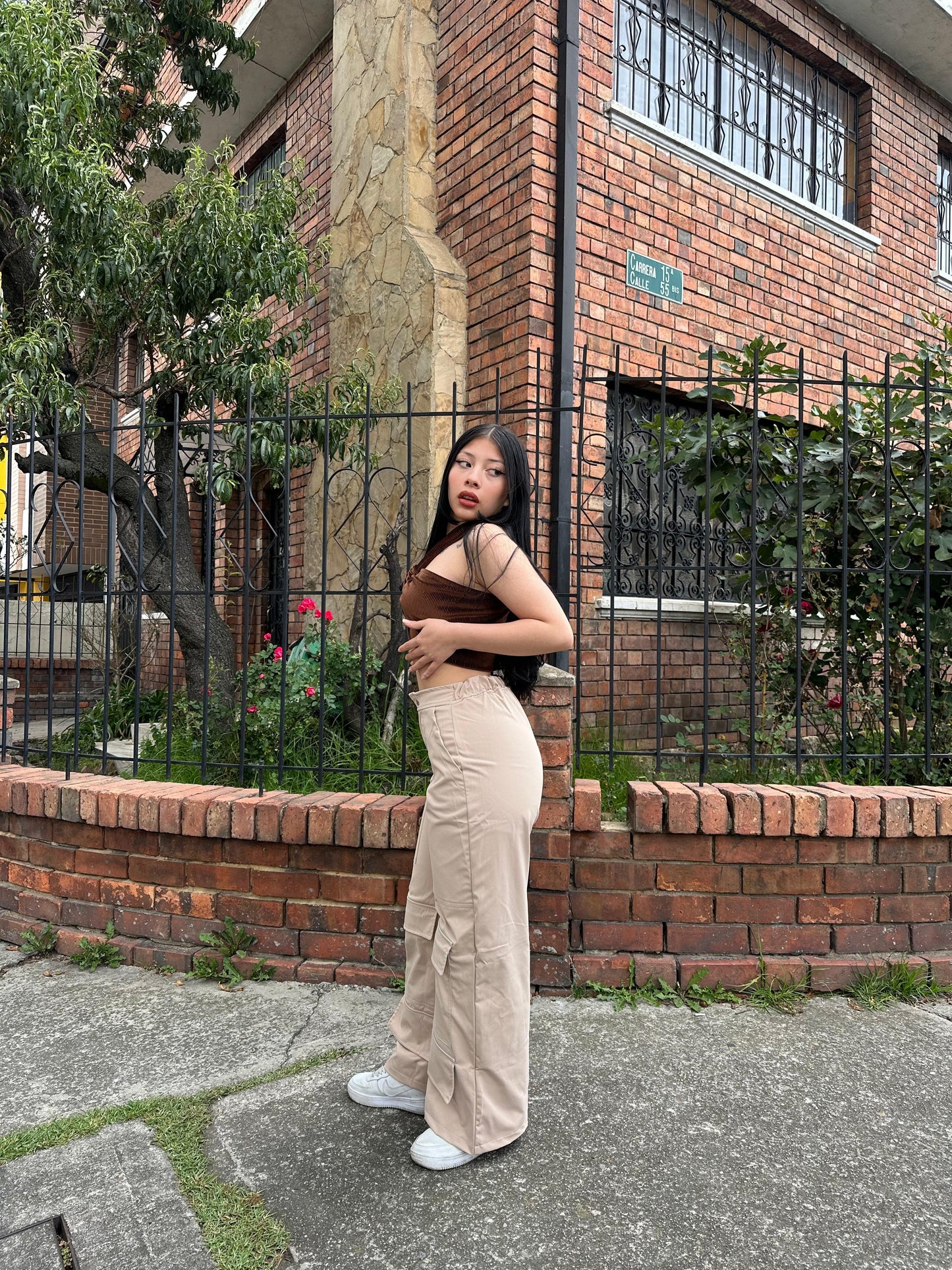 💗 CARGO PANT + CROP EGIPCIO