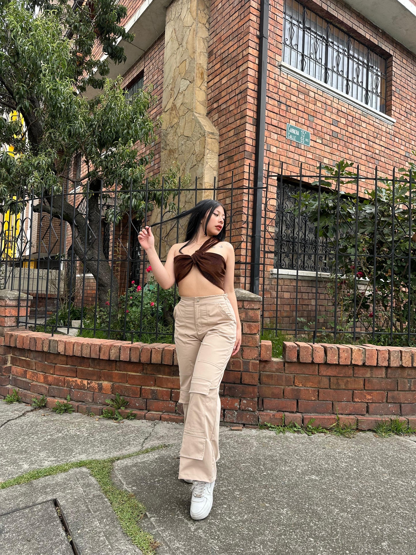 💗 CARGO PANT + CROP EGIPCIO