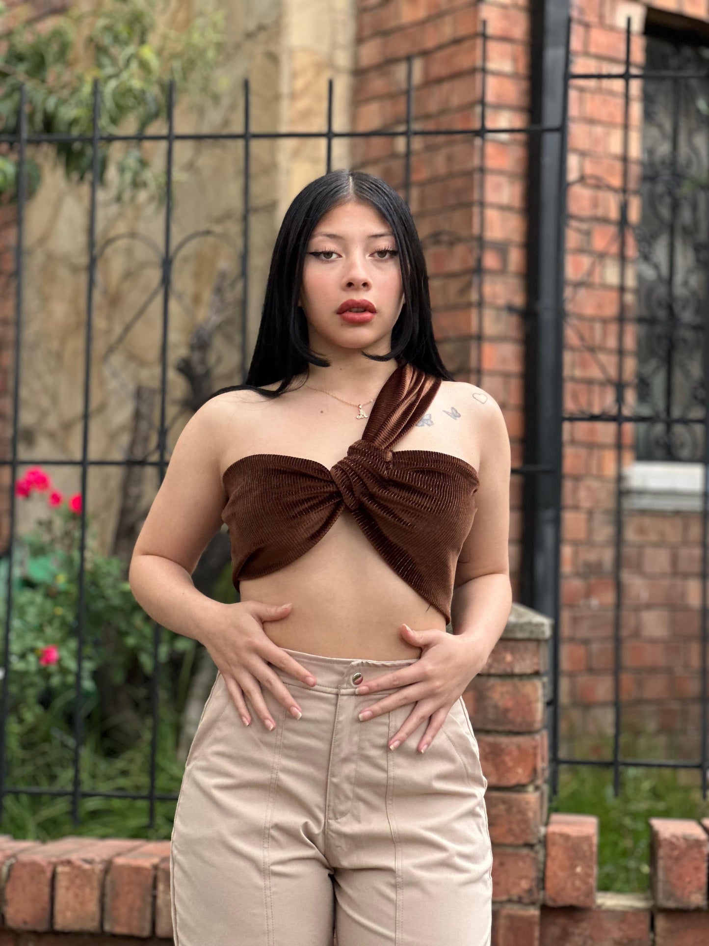 💗 CARGO PANT + CROP EGIPCIO