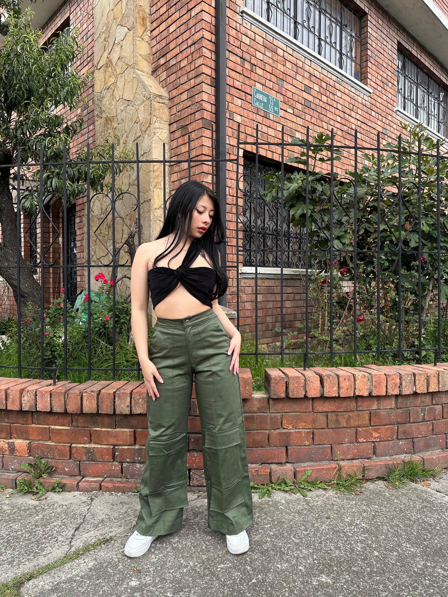 💗 CARGO PANT + CROP EGIPCIO