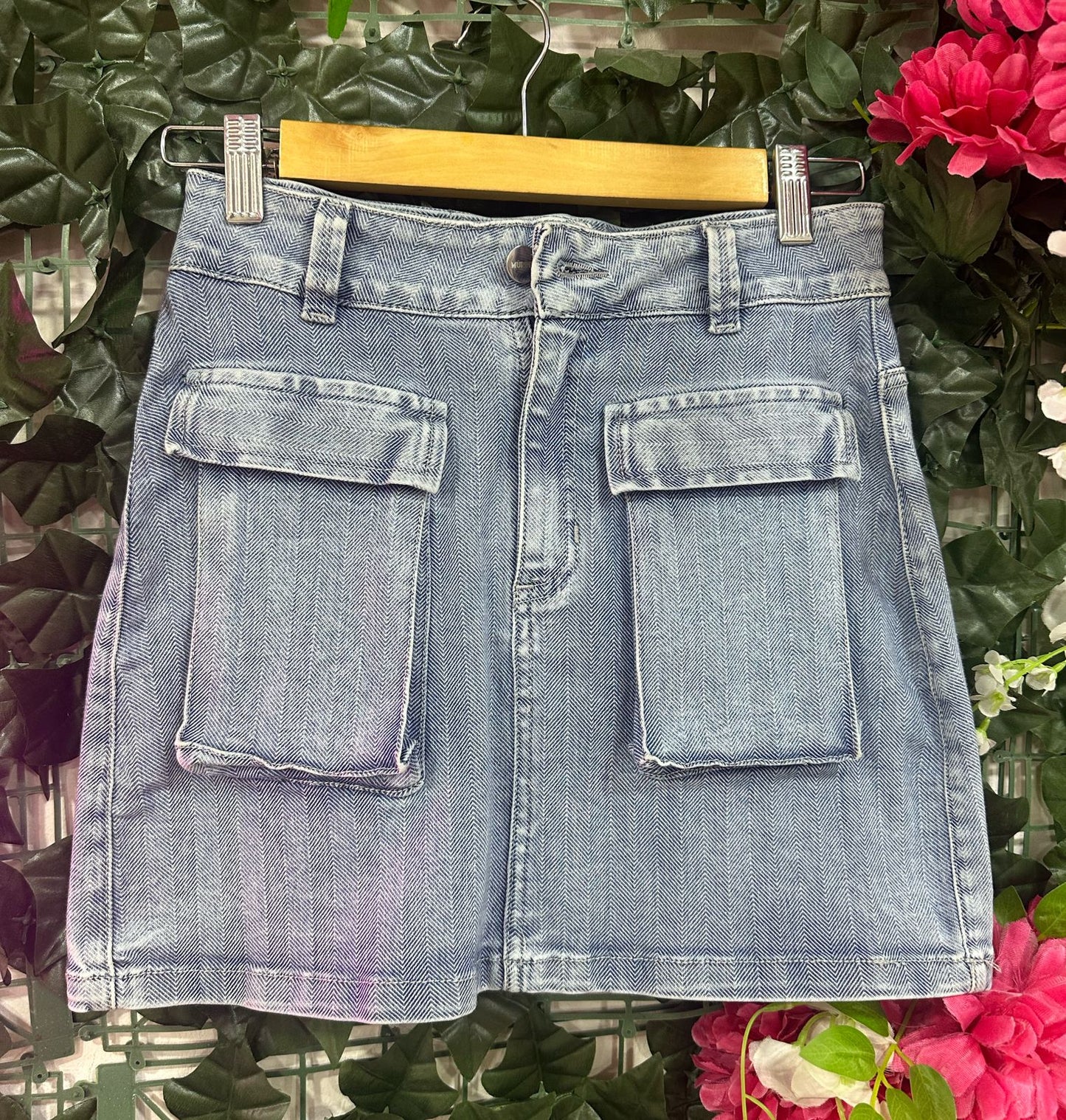 196.FALDA CARGO LINEAS 🌻