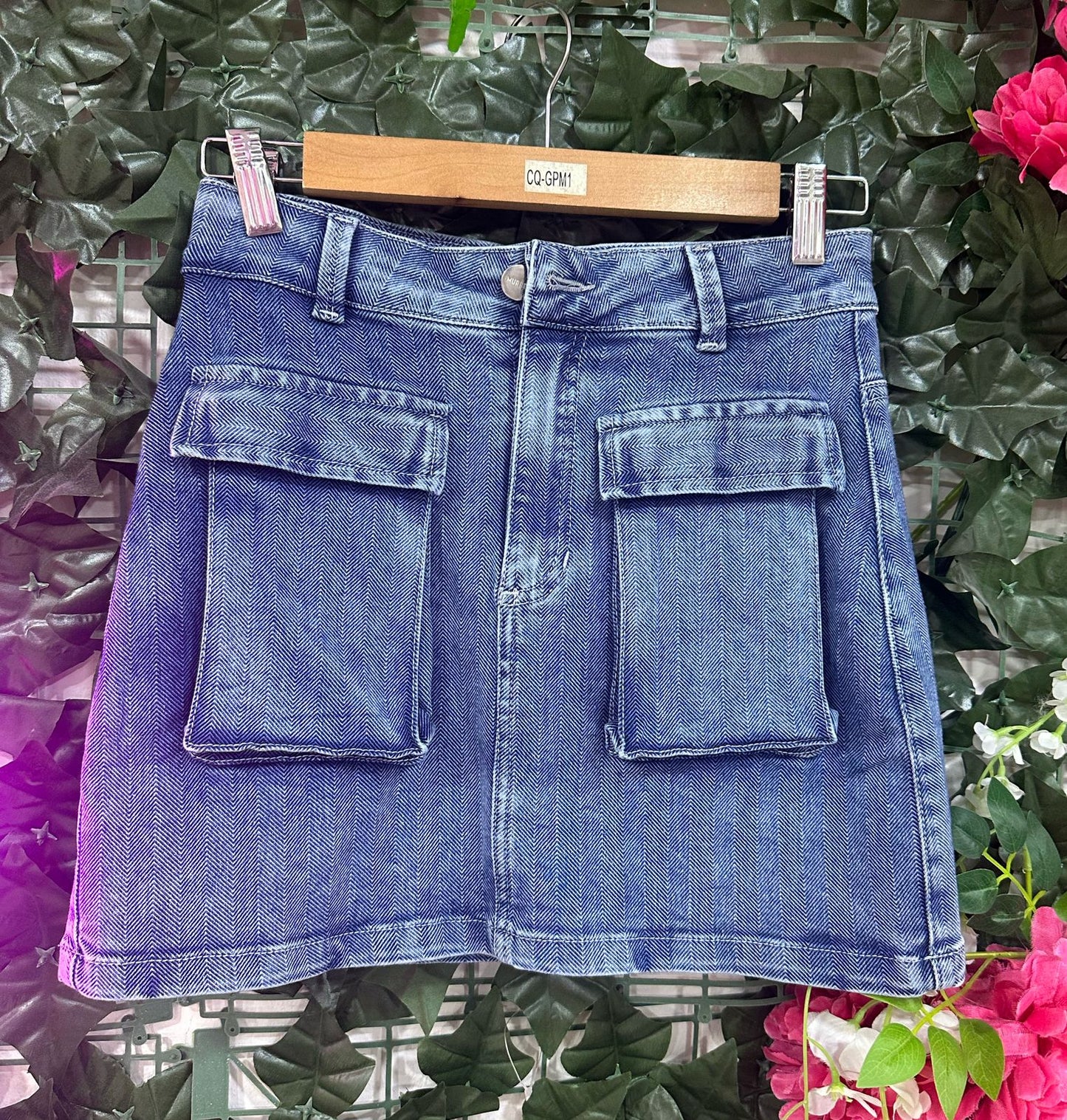 196.FALDA CARGO LINEAS 🌻