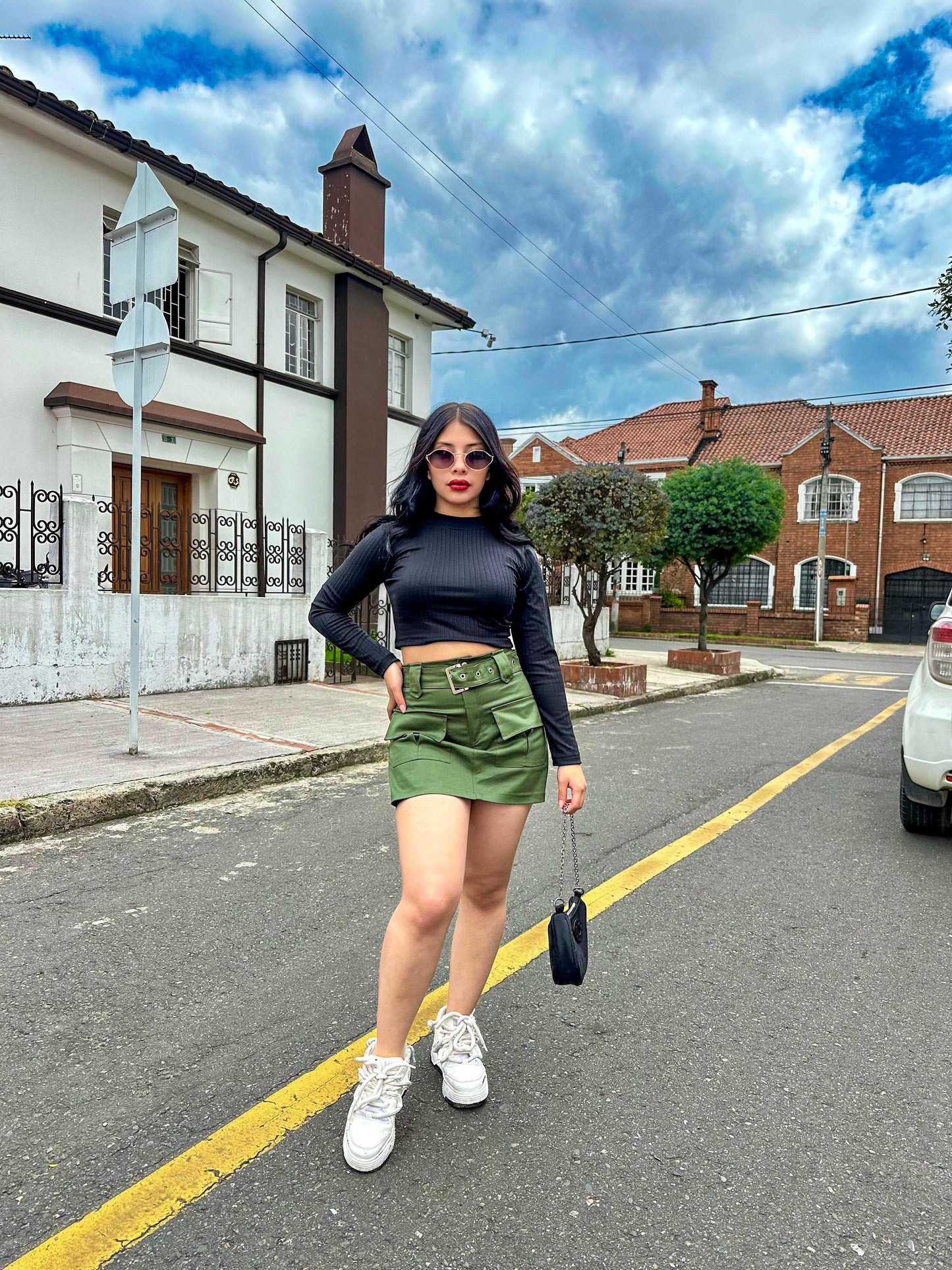 💗 FALDA SHORT DEISY + BUZO