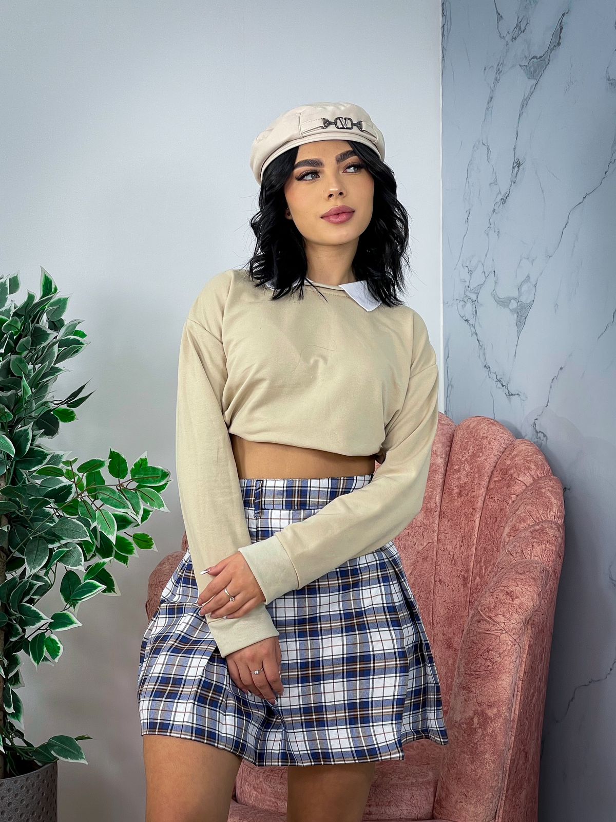 💗 FALDA MILU + BUZO CUELLO