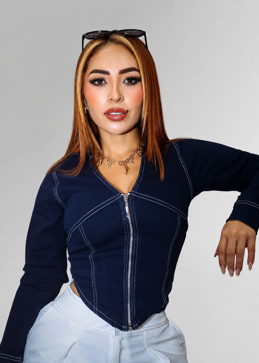 Chaquetas Denim Mujer