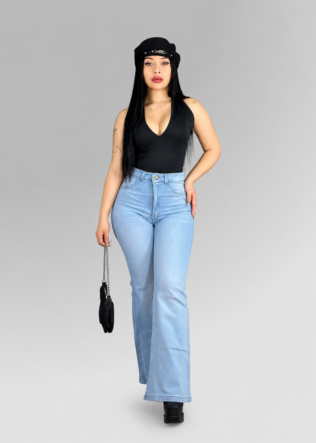 Jeans Bota Campana Mujer