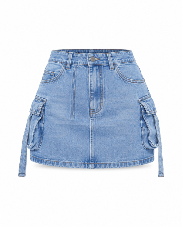 217.FALDA CARGO JEAN