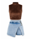 415.FALDA SHORT + CROP TOP