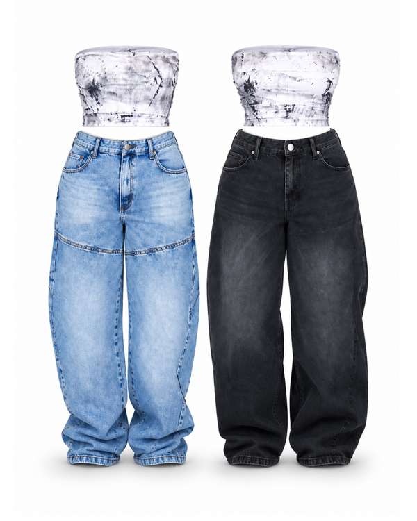 353.JEAN BROOKLYN + TOP ALEATORIO