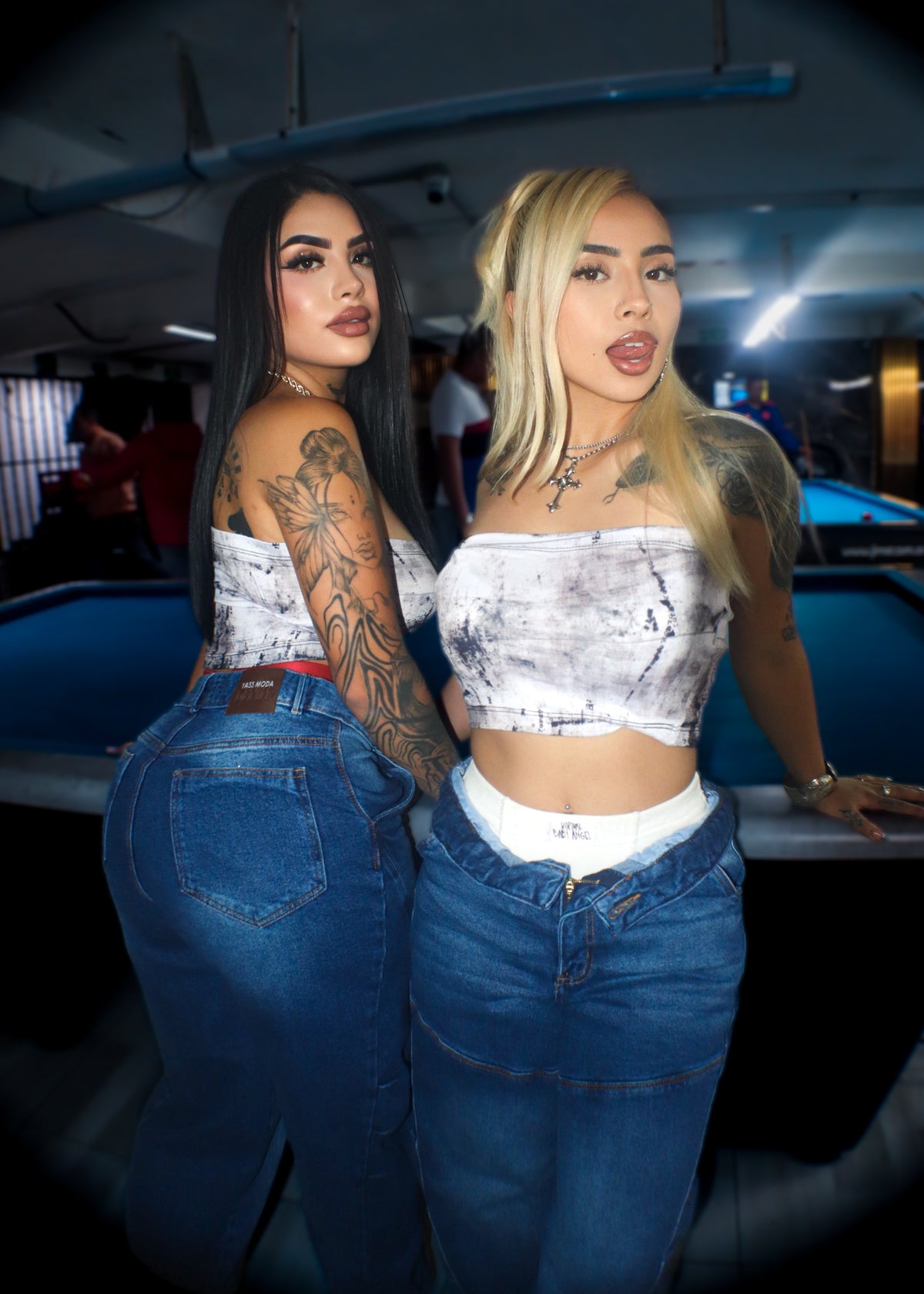 353.JEAN BROOKLYN + TOP ALEATORIO