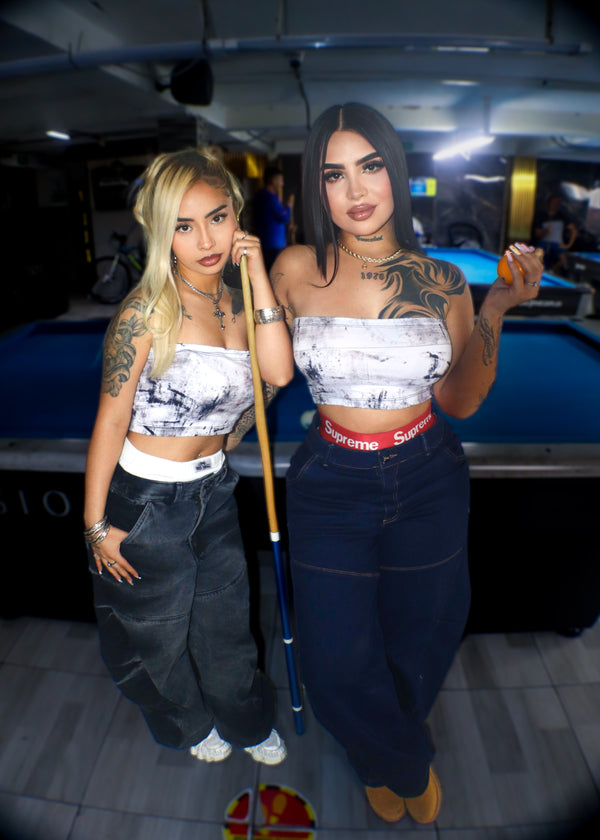 353.JEAN BROOKLYN + TOP ALEATORIO