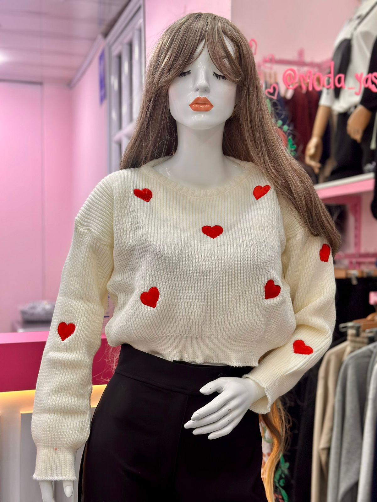 84.TEJIDO CORAZON  🌻