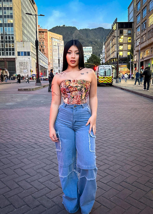 💗JEAN PELUSA + CORSET
