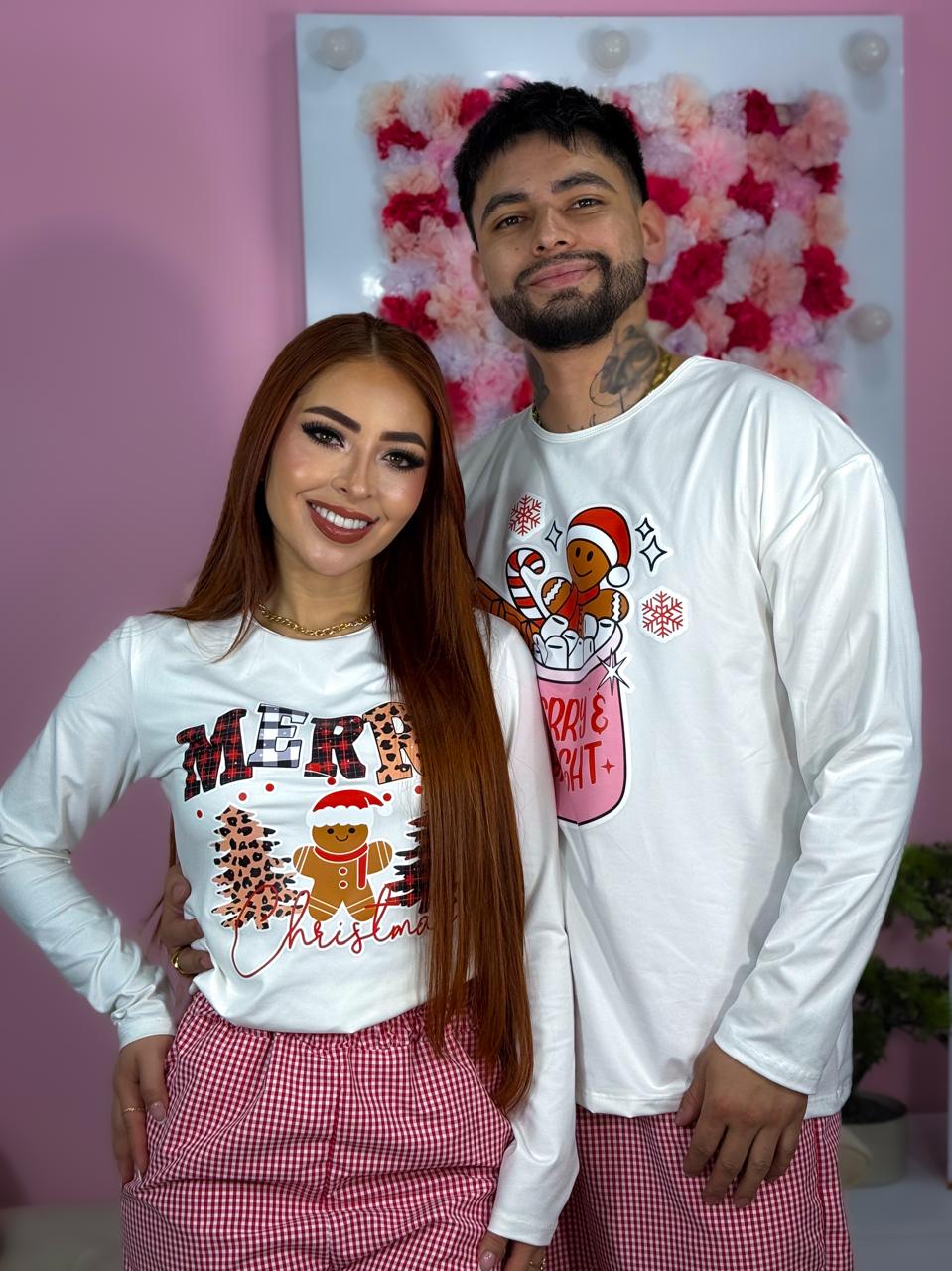 445.PIJAMA NAVIDEÑA  PANTALON DAMA