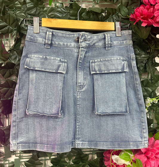 196.FALDA CARGO LINEAS 🌻