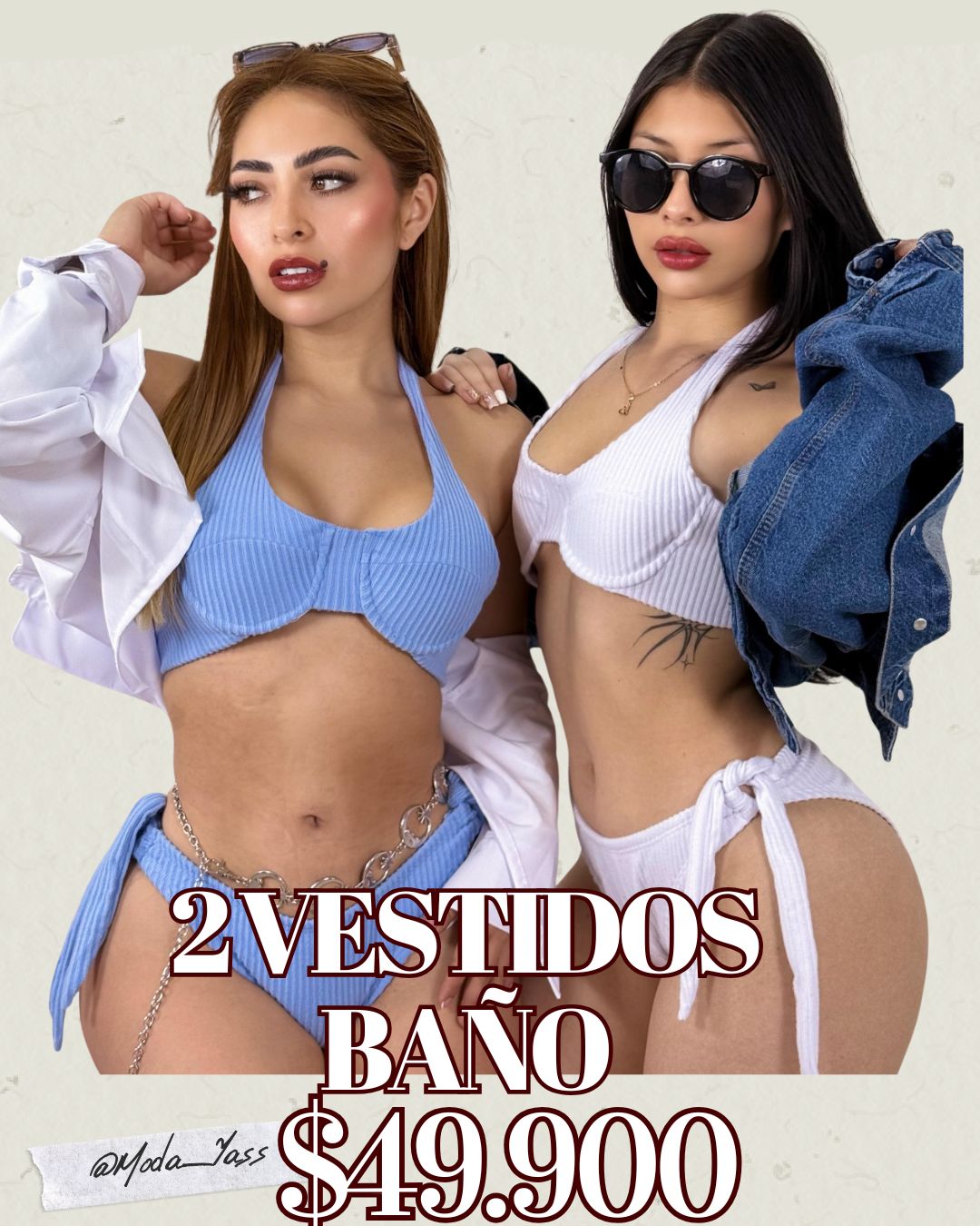 💗 2 VESTIDOS DE BAÑO X $49.900