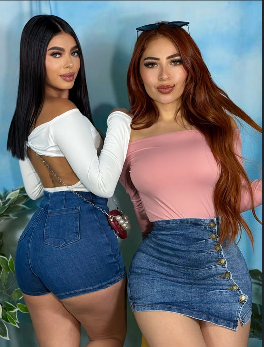 442.FALDA SHORT ITALIA