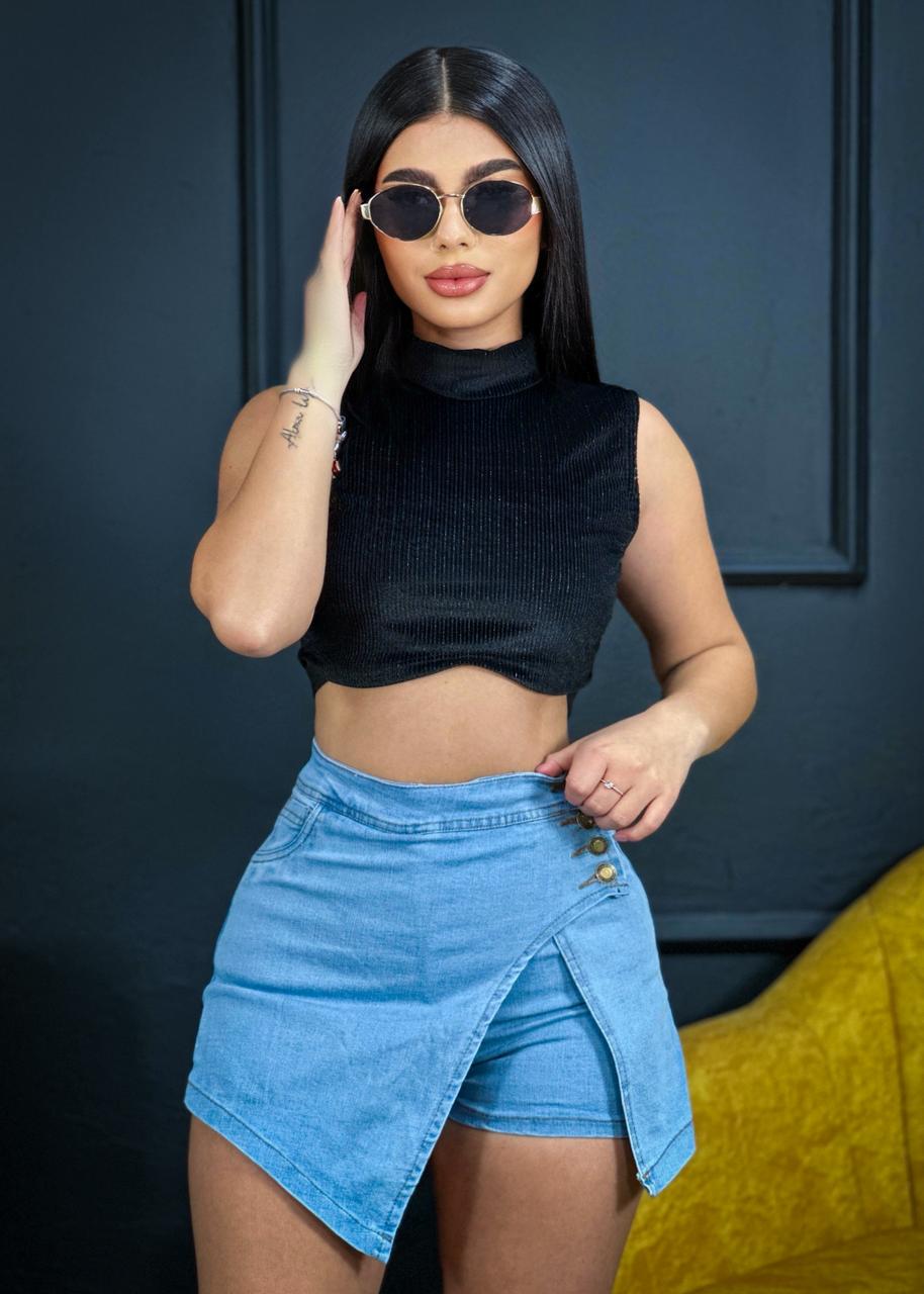 415.FALDA SHORT + CROP TOP Imagen secundaria del producto