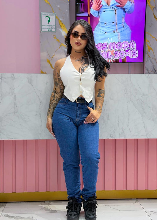 💗 MOM JEAN +  CROP