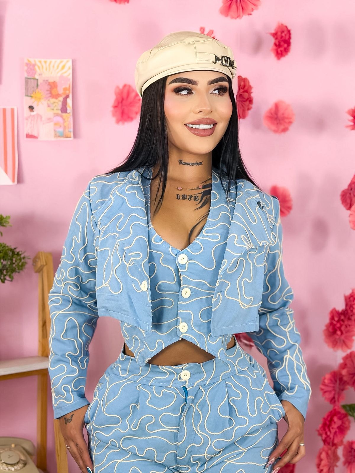 324.CONJUNTO AURORA & FLORAL